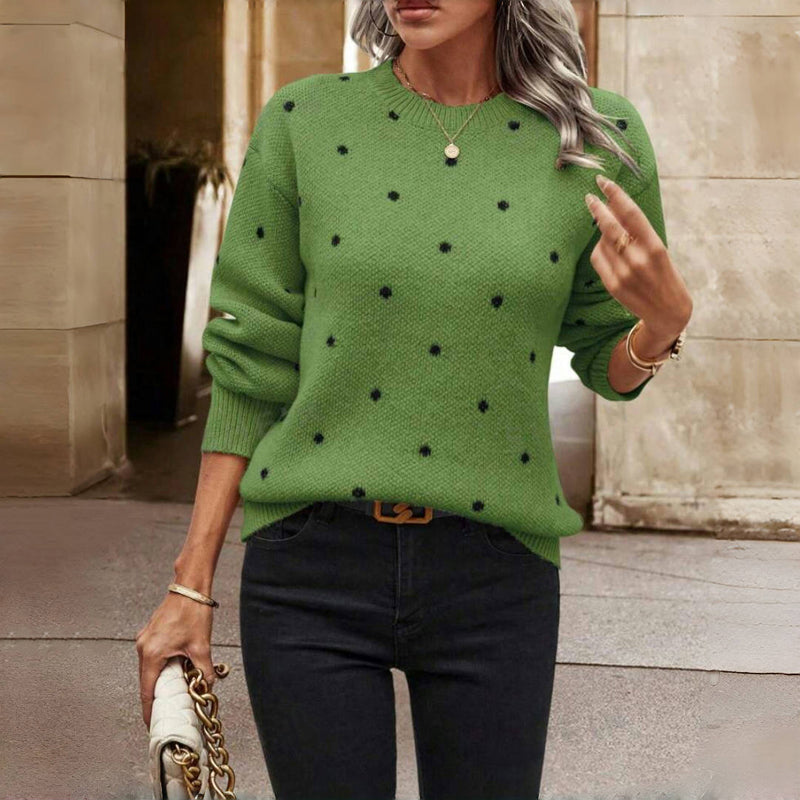 Women's Dotted Pattern Sweater