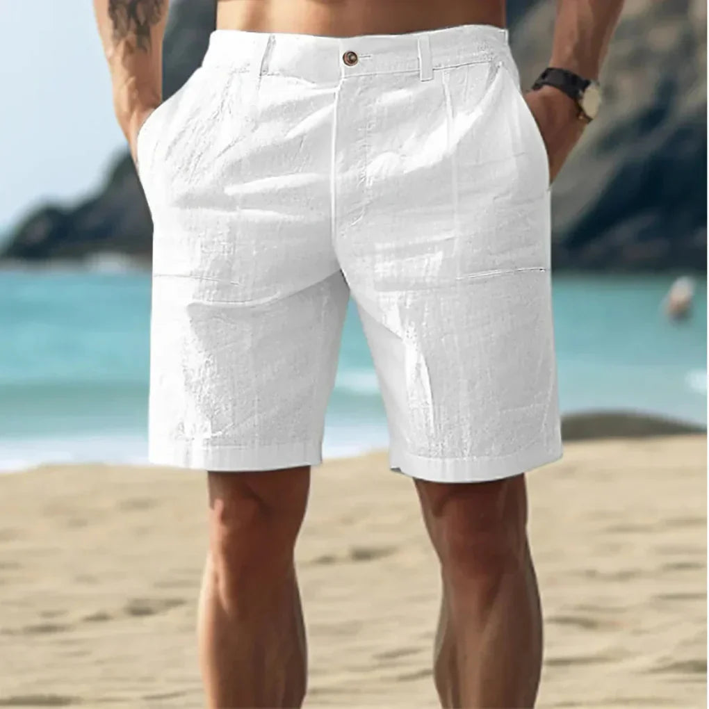 Men's Linen Casual Shorts - Vonnera