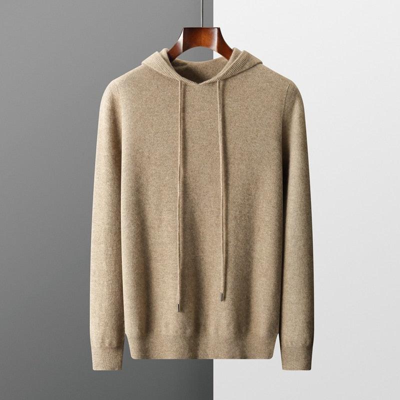 Men's Lightweight Hoodie Drawstring Sleek Design Grey - Vonnera