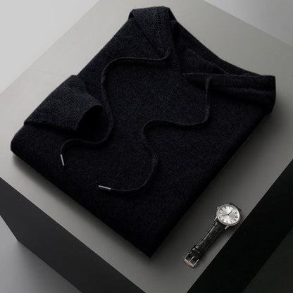 Men's Lightweight Hoodie Drawstring Sleek Design Grey