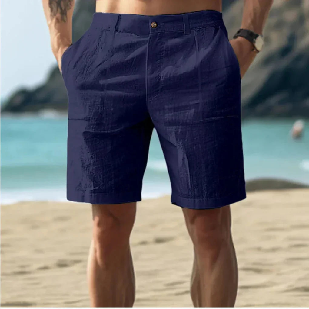 Men's Linen Casual Shorts