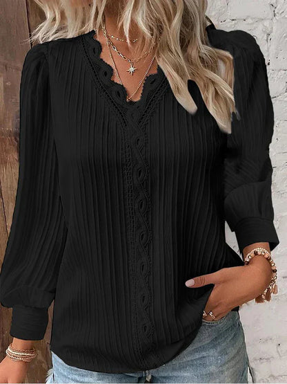 Women's Soft Textured Blouse - Vonnera
