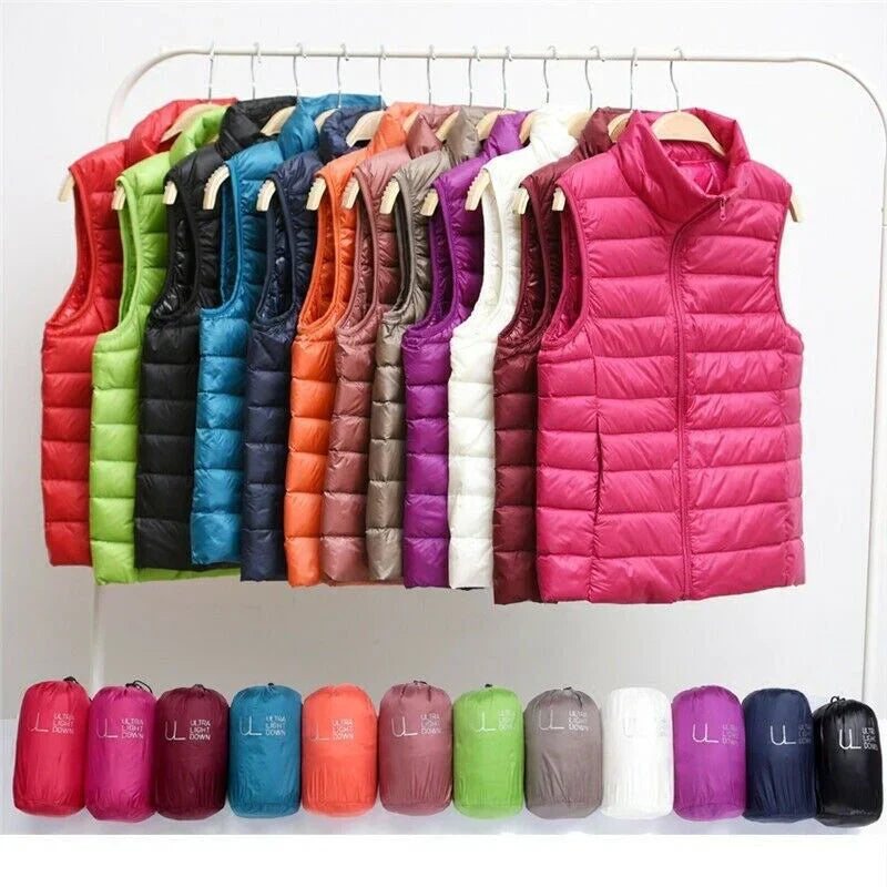 Women's Windbreaker Bodywarmer Zip Up - Vonnera
