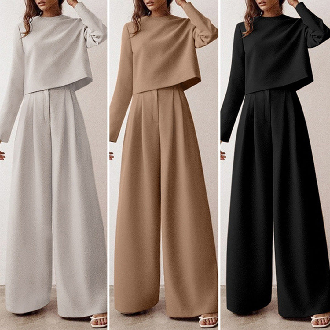 Women's Two-Piece Palazzo Pants Set