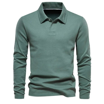 Men's Casual Polo Sweater Comfortable Everyday Wear