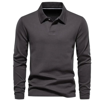 Men's Casual Polo Sweater Comfortable Everyday Wear