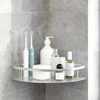 2-Tier Rustproof Bathroom Shelf Organizer