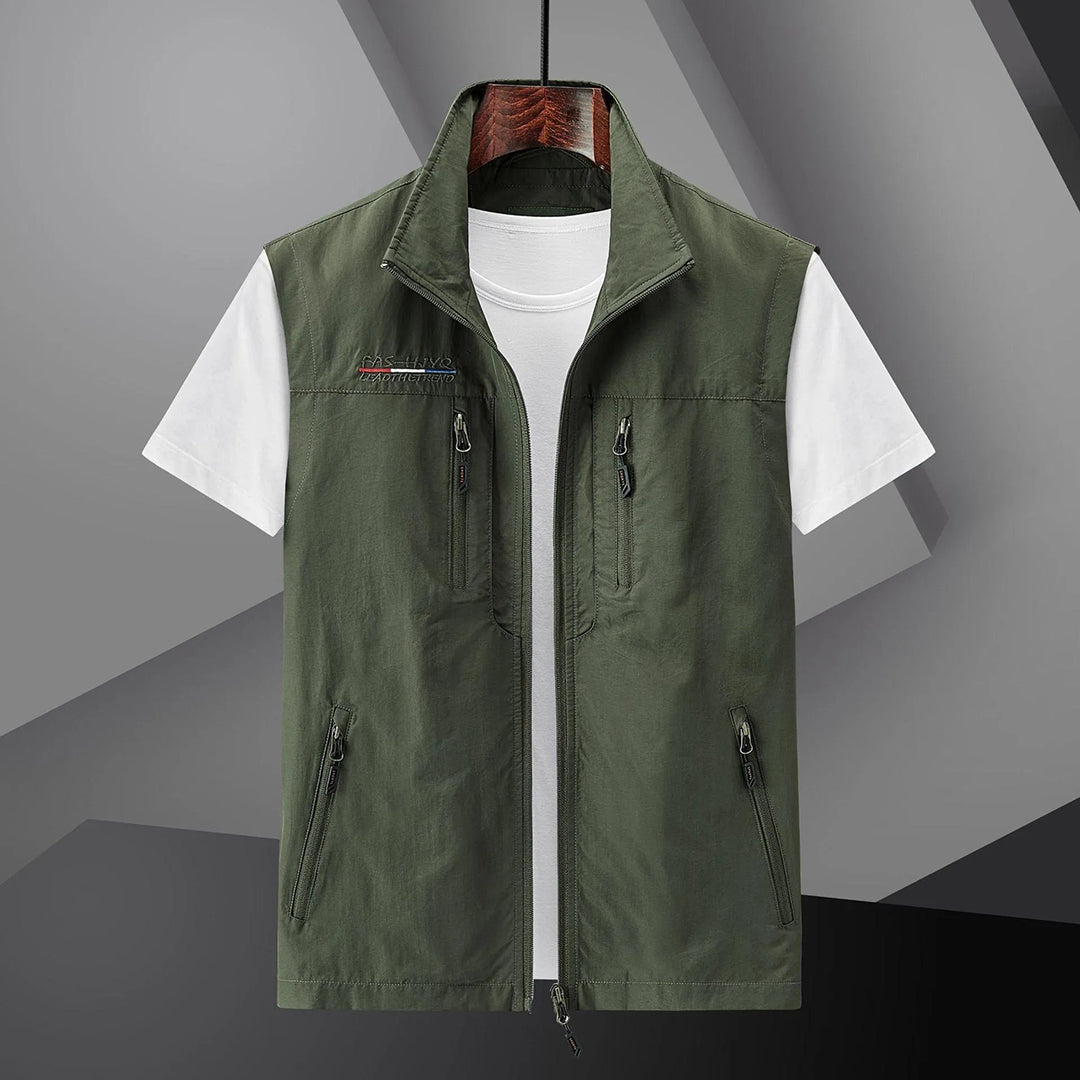 Men's Summer Travel Vest Multi Pocket