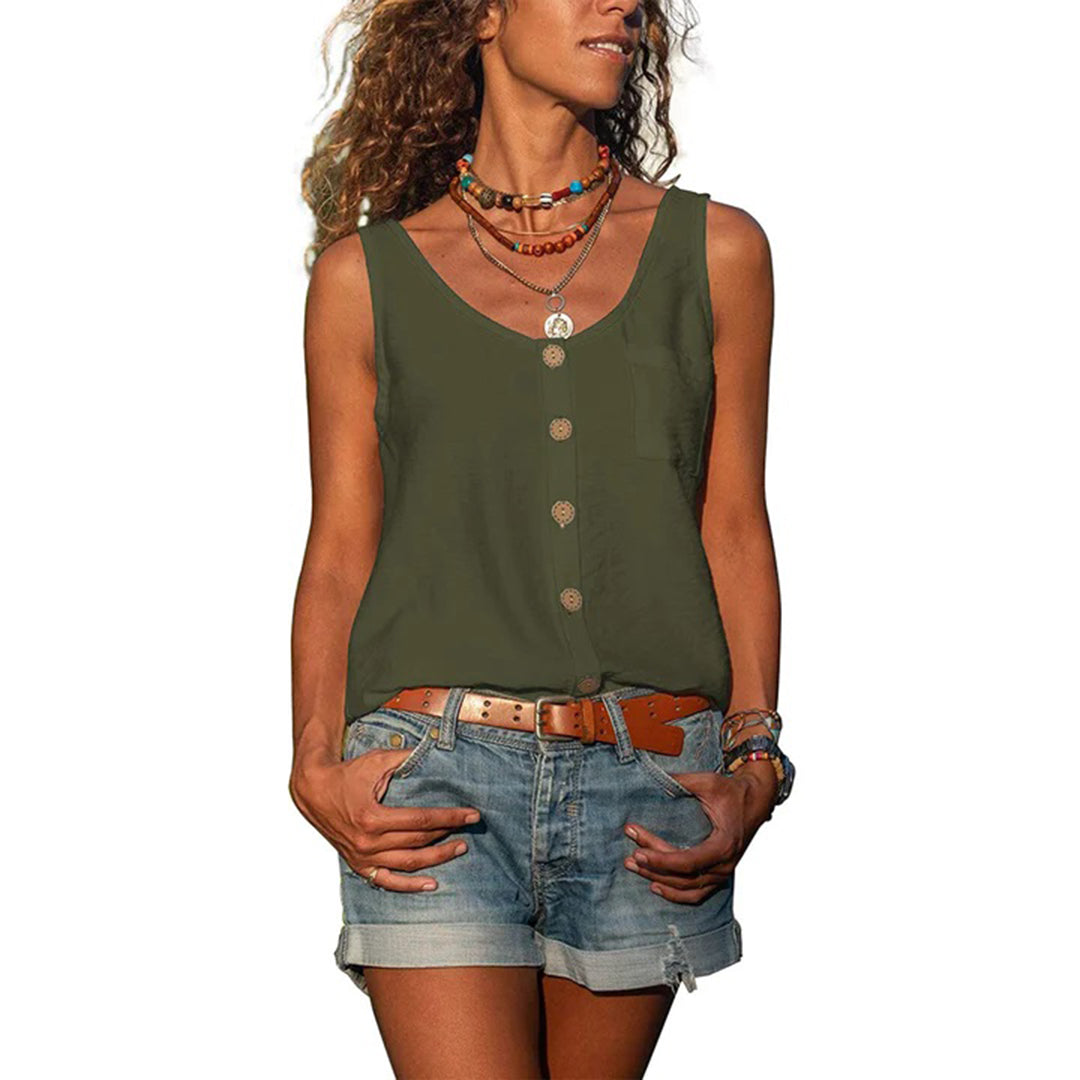 Women's Sleeveless Casual Loose Fit