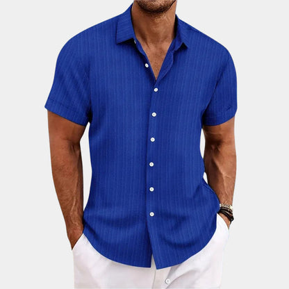 Men's Linen Blend Shirt - Vonnera
