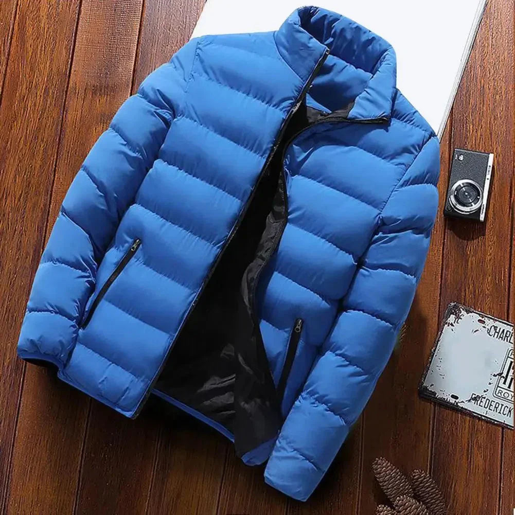 Men's Water-Resistant Insulated Puffer Jacket Navy