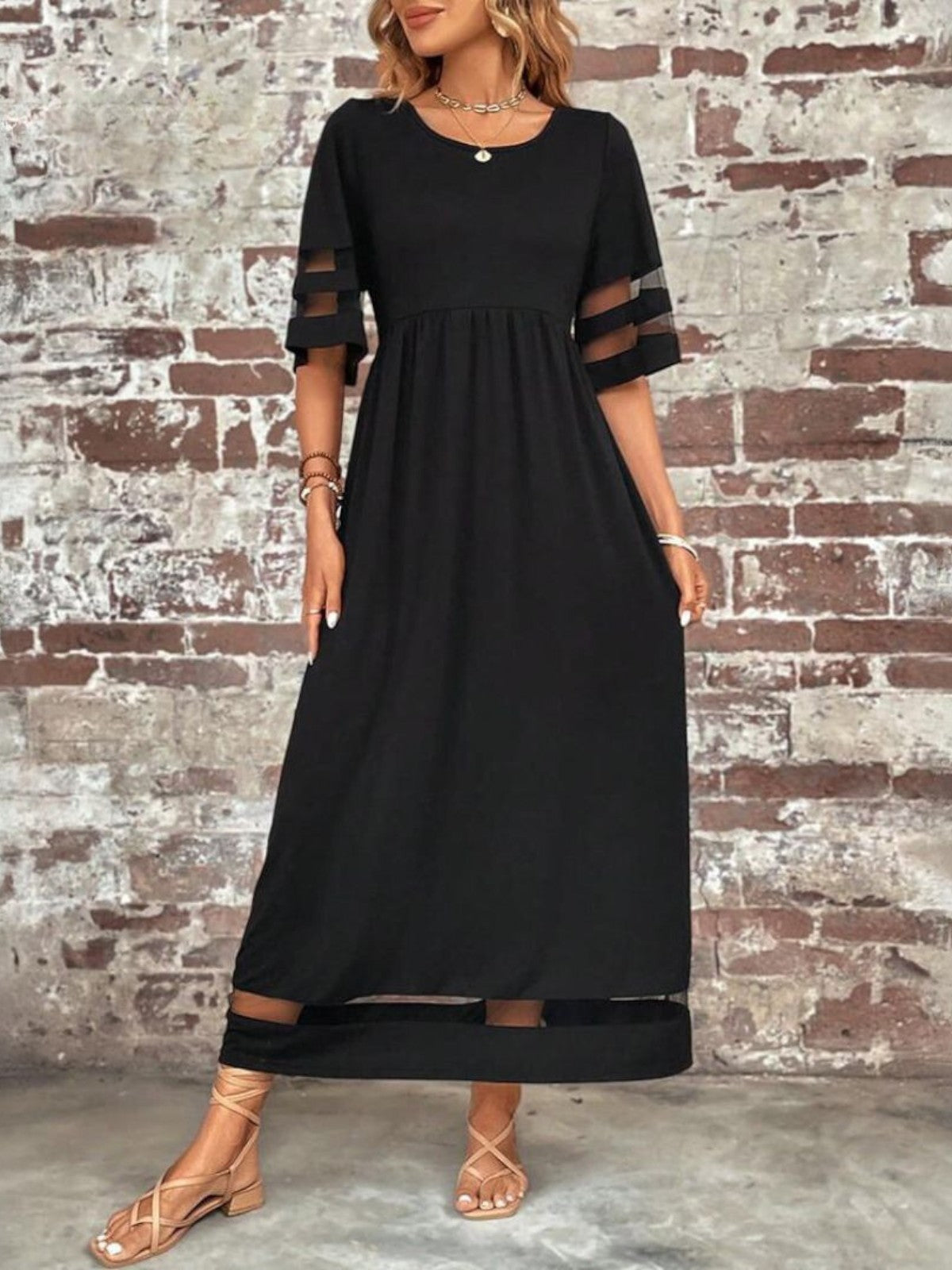 Women's Classic Round Neck Dress