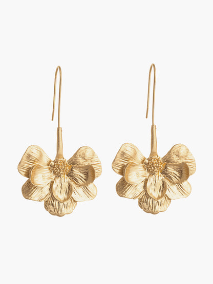 Womens Flower Stud Earrings - Vonnera