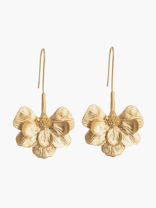 Womens Flower Stud Earrings - Vonnera