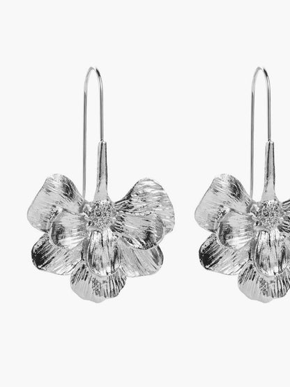 Womens Flower Stud Earrings