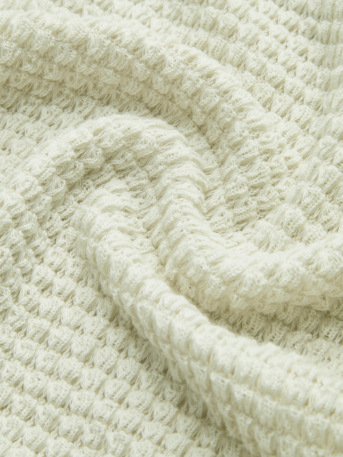 Women's Long Sleeve Waffle Knit