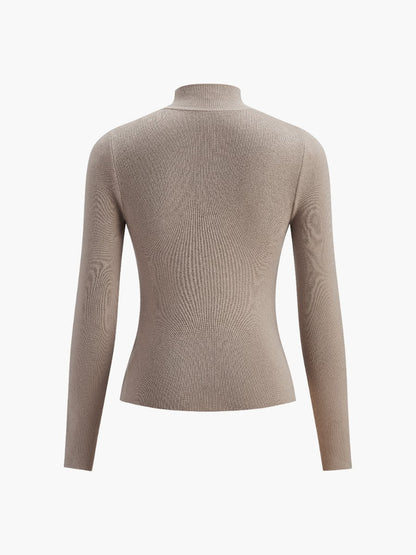 Maisie | Women’s Spring Comfortable Mock Neck Top