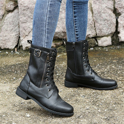 Women's Orthopedic Boots Toe Side Zipper
