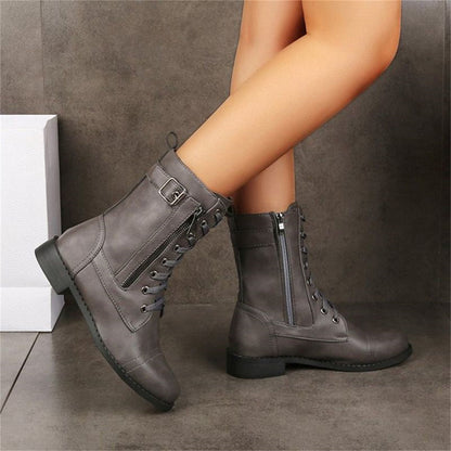 Women's Orthopedic Boots Toe Side Zipper