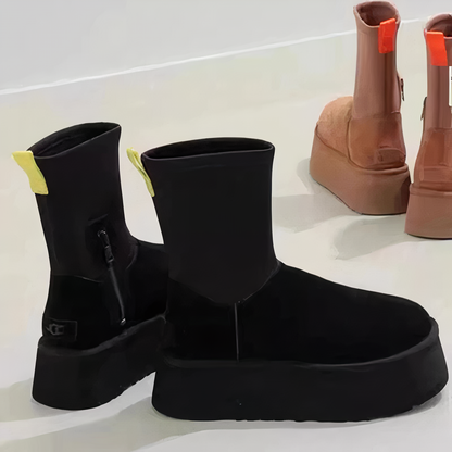 Women's Ankle Boots Platform Pull-On Design - Vonnera