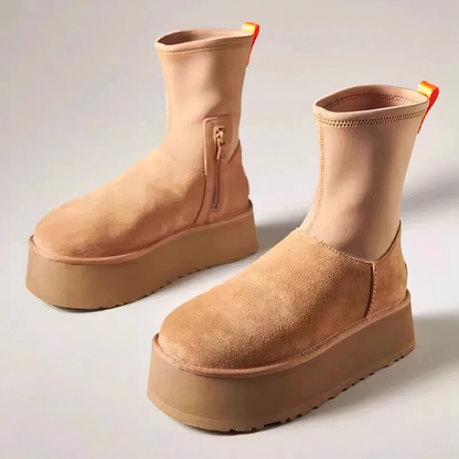 Women's Ankle Boots Platform Pull-On Design