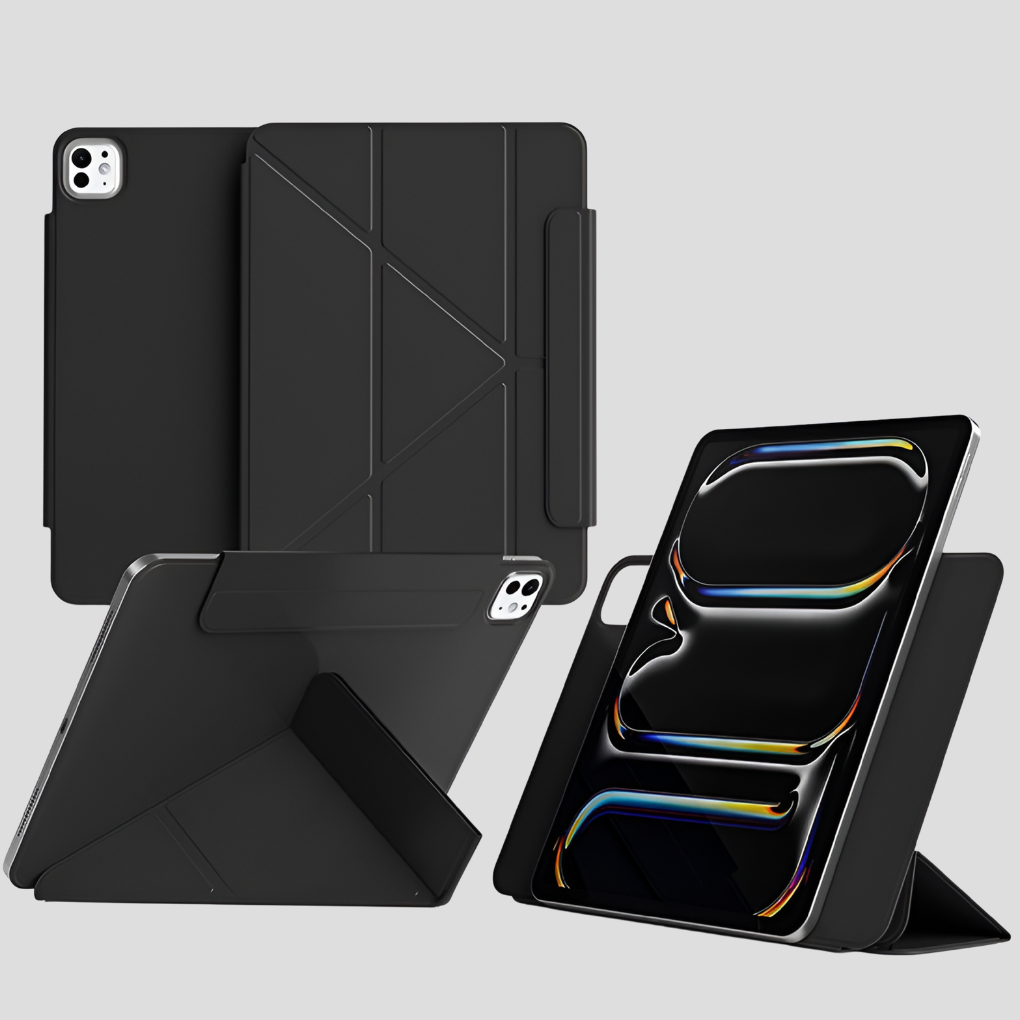 Magnetic 360 Degree iPad Clear Case Protective Cover - Vonnera