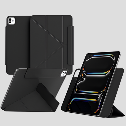 Magnetic 360 Degree iPad Clear Case Protective Cover - Vonnera