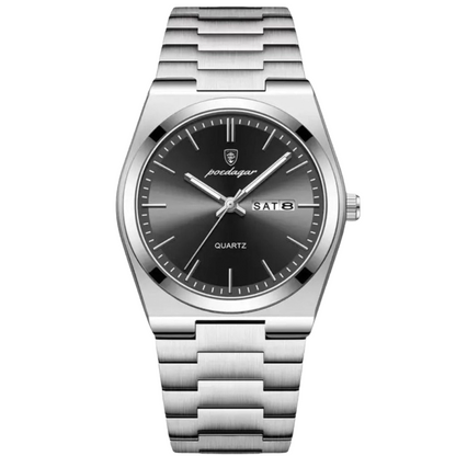 Men's Classic Leather Wristwatch 41mm
