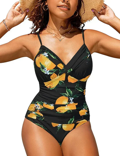 Women's V-Neck Push Up Swimsuit - Vonnera