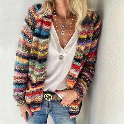Women's Knitted Cardigan Comfort Fit - Vonnera