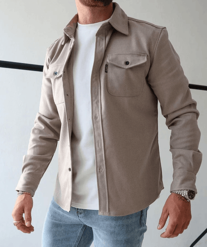 Men's Shirt Jacket Casual Layering Piece