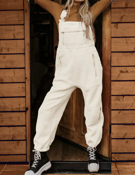 Tess Women's Fleece Overalls Ultra Comfortable - Vonnera
