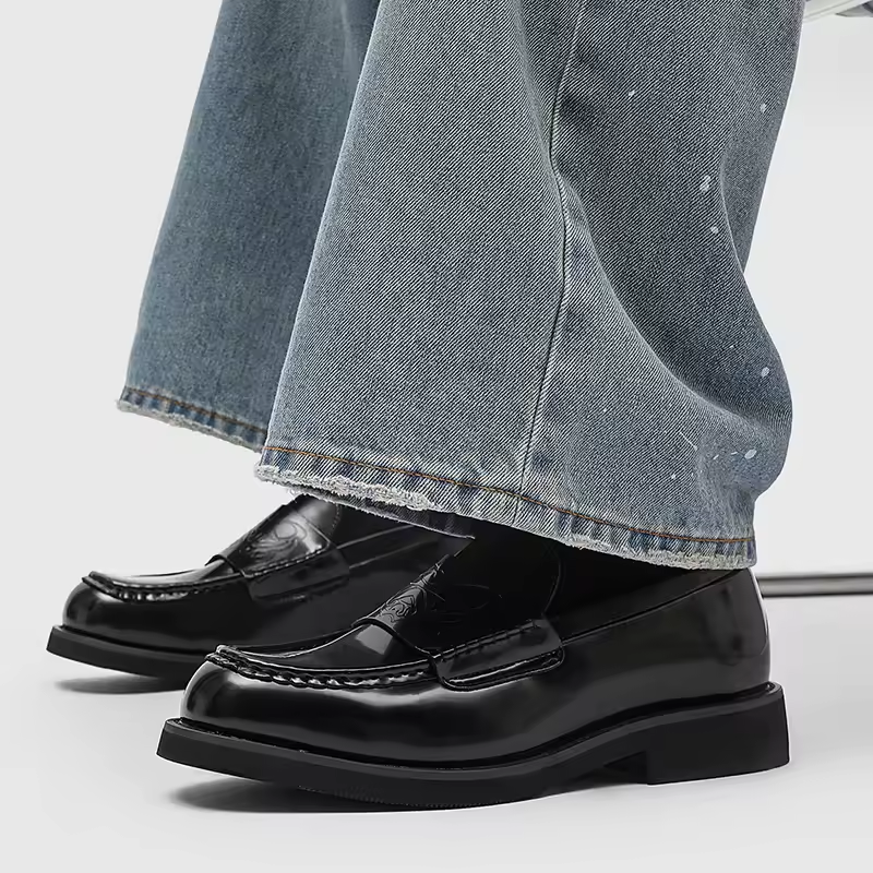 Shelby Men's Leather Loafer Shoes