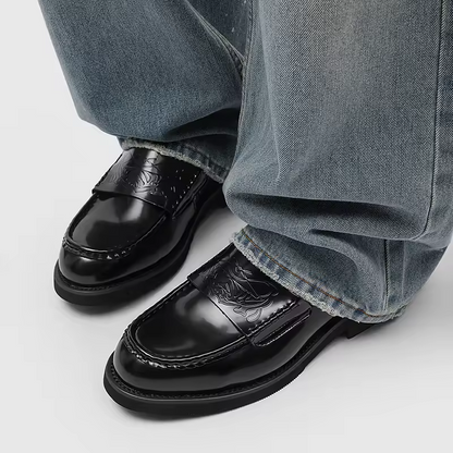 Shelby Men's Leather Loafer Shoes