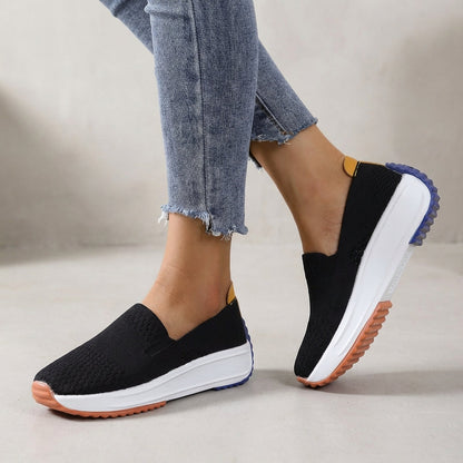 Orthopedic Slip-On Sneakers Platform Knit - Vonnera