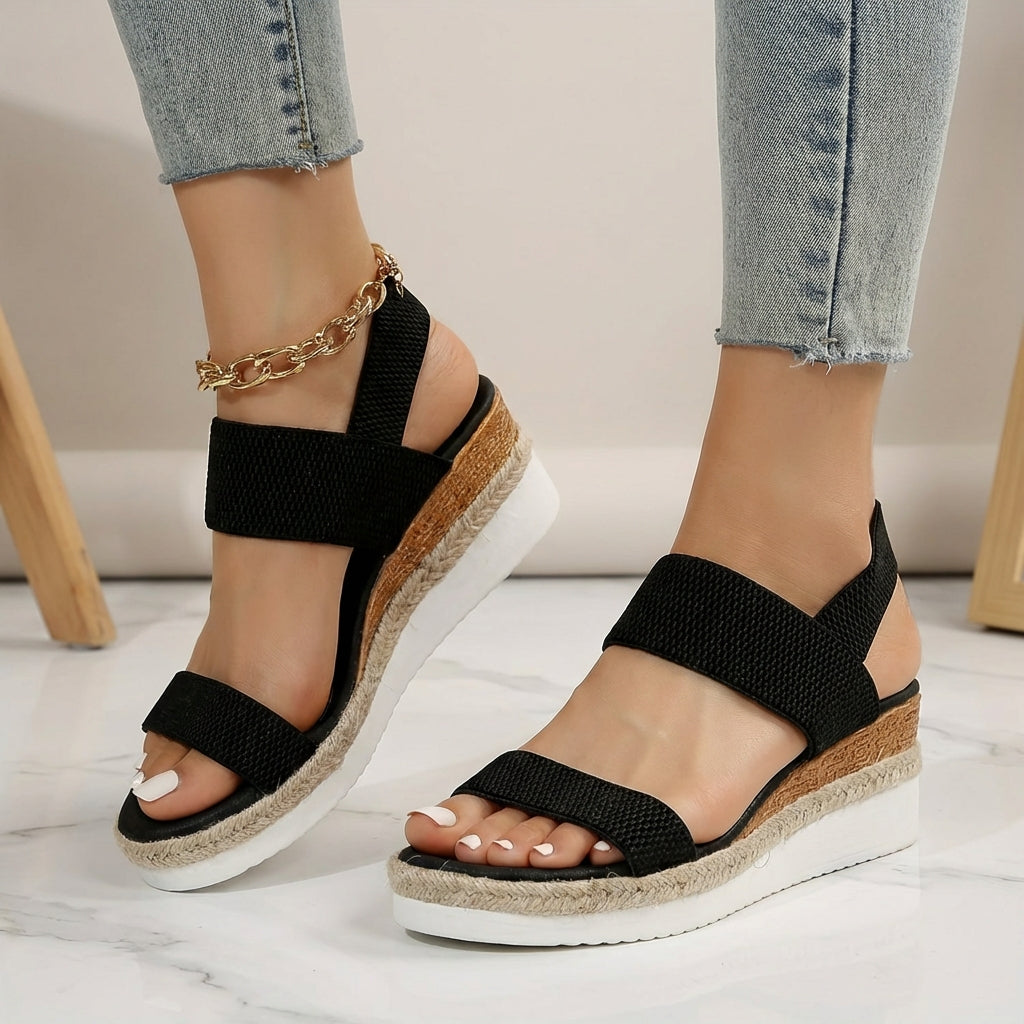 Women's Orthopedic Espadrille Sandals Elastic Straps - Vonnera