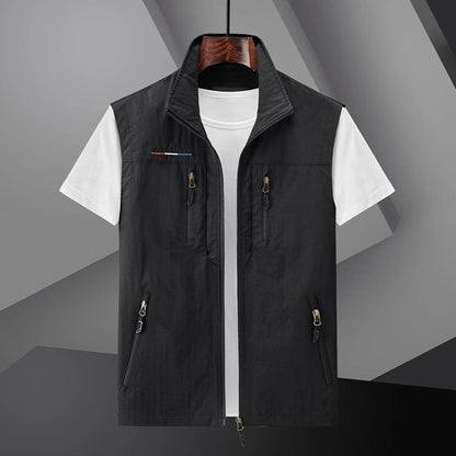Men's Summer Travel Vest Multi Pocket
