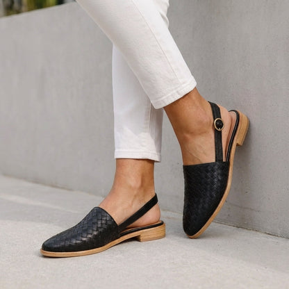 Women's Slingback Flats Adjustable Ankle Strap