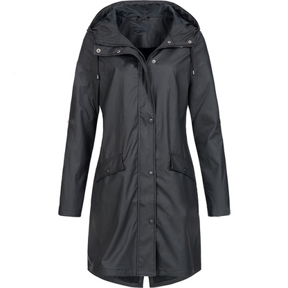 Women's Waterproof Rain Jacket Lightweight Hooded Windproof