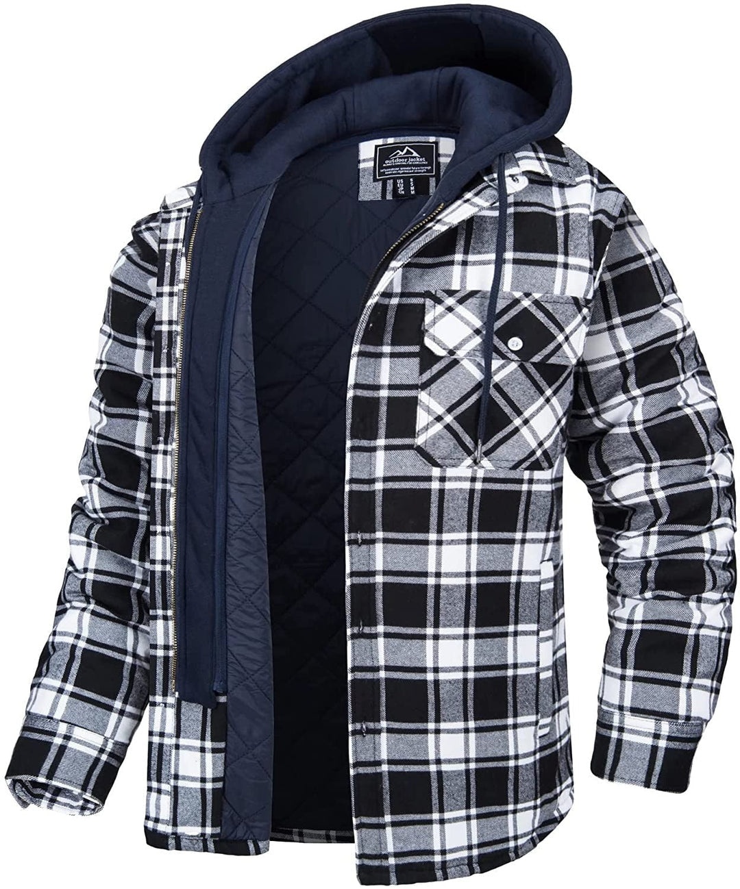 Men's Hooded Mid-Season Jacket - Vonnera