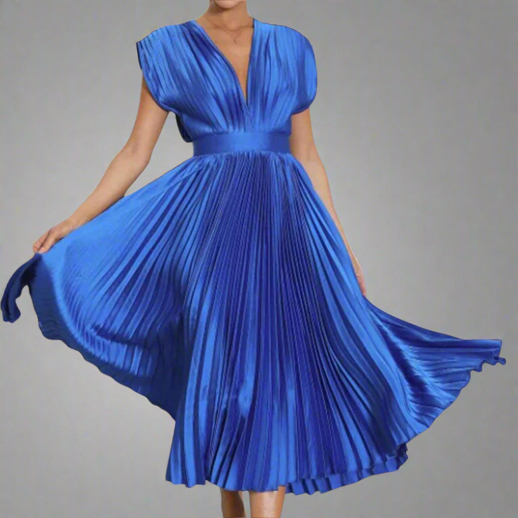 Samantha Women's Midi Dress Elegant