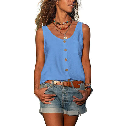Women's Sleeveless Casual Loose Fit