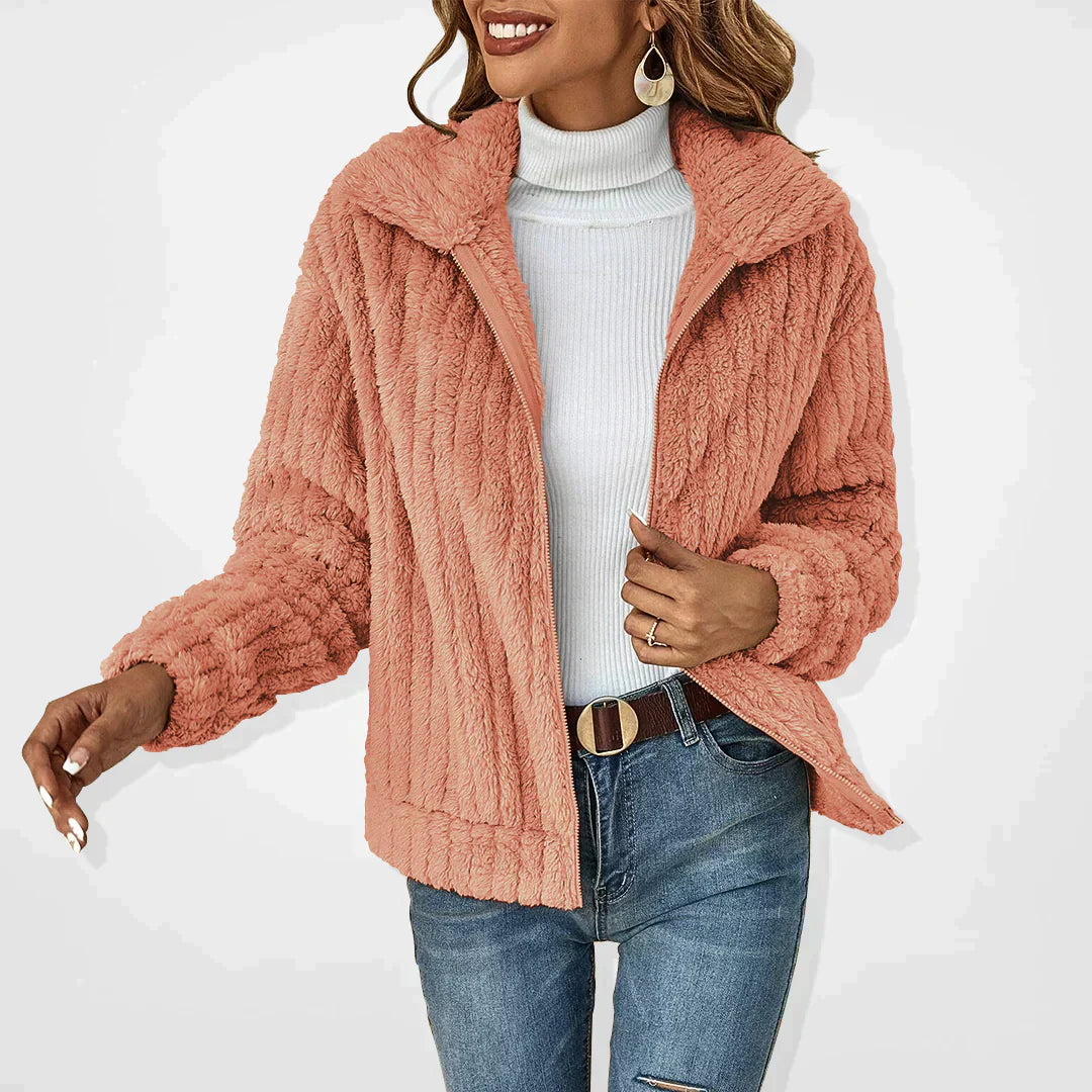 Women's Fluffy Cardigan Long Sleeves