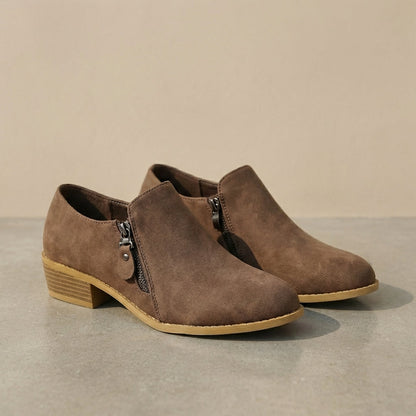 Women's Ankle Boots Orthopedic Almond Toe Low Heel