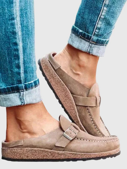 Women's Backless Slip-On Loafers