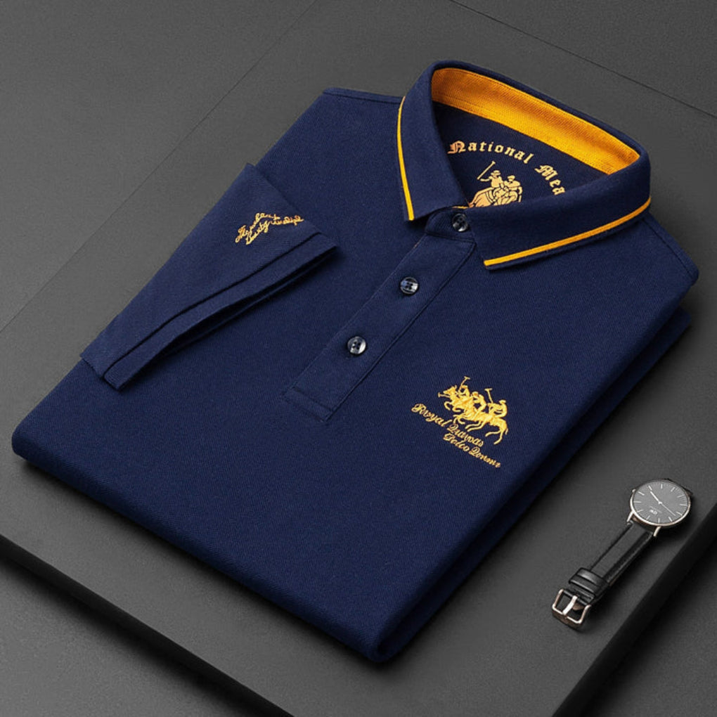 Men's Polo Shirt Casual Button Down - Vonnera