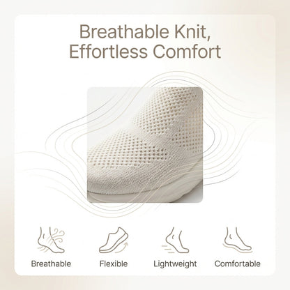Women's Slip-On Flats Breathable Knit Lightweight
