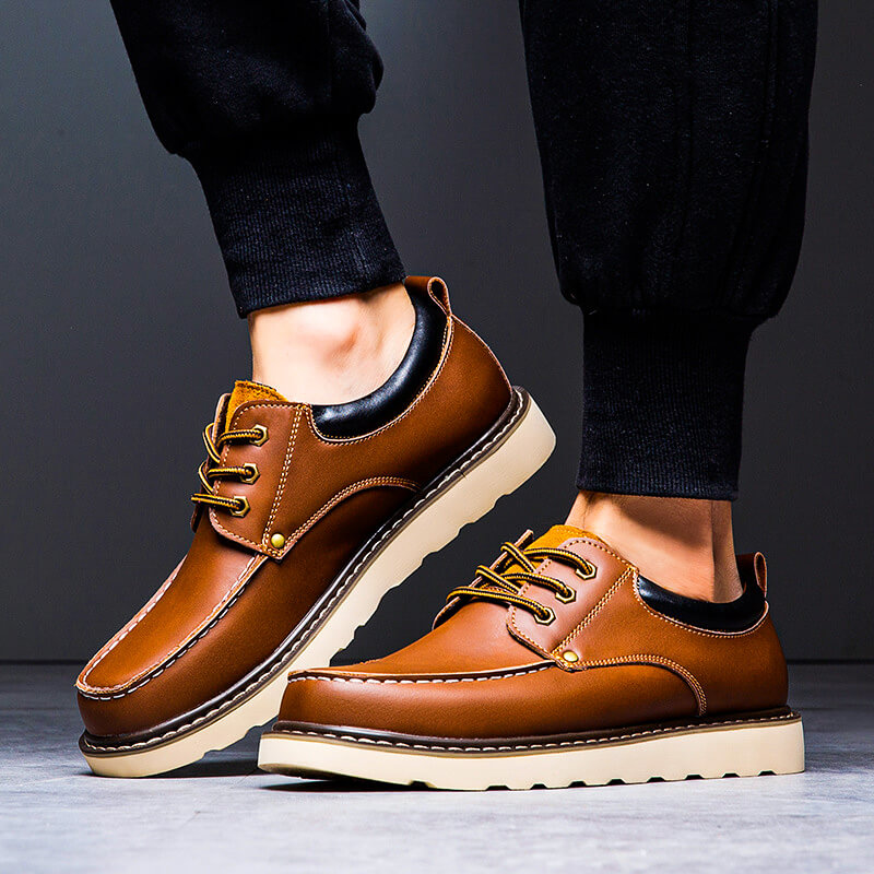 Men's Marcelo Retro Leather Shoes
