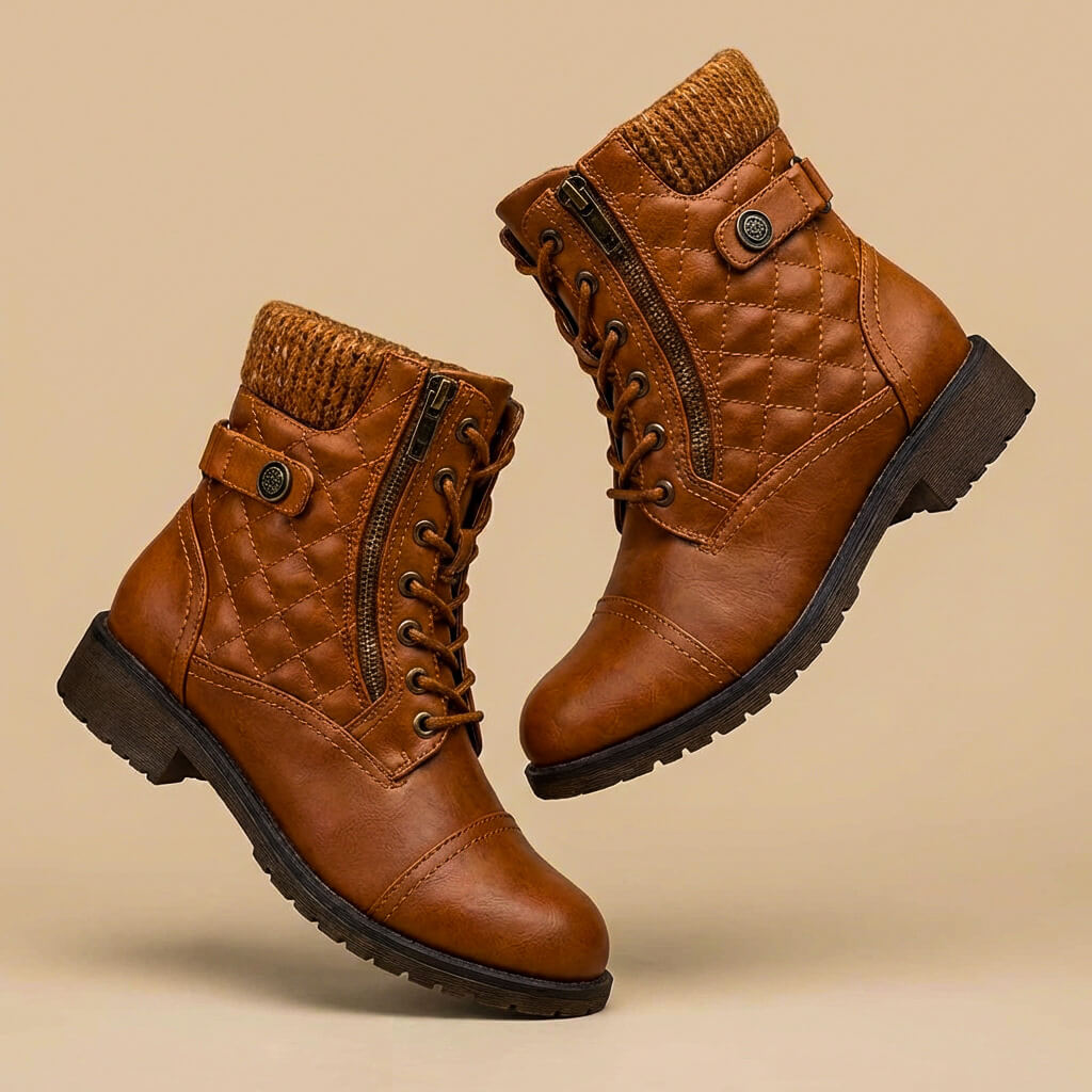 Amara Leather Ankle Boots