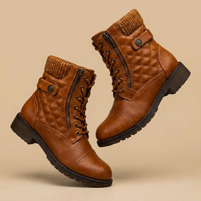 Amara Leather Ankle Boots